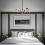 Lighting 6516-71 Pennington 6 Light Chandelier, Hand Applied Venetian Golden Bronze