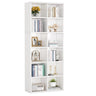 70.9 Inch Tall Narrow Bookcase, Corner Bookshelf 6 Tier Cube Display Shelf