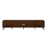 Walker Edison Nora Modern Minimal Open-Shelf TV Stand for TVs up to 90 Inches
