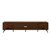 Walker Edison Nora Modern Minimal Open-Shelf TV Stand for TVs up to 90 Inches
