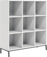 North Avenue 9-Cube Organizer/Pantry Cabinets, White Finish