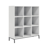 North Avenue 9-Cube Organizer/Pantry Cabinets, White Finish