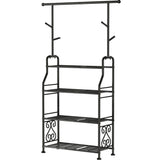 Plant Stand Indoor Outdoor, 4-Tier Heavy Duty Metal Shelves