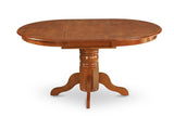 Avon 5 Piece Room Furniture Set Includes an Oval Kitchen Table with Butterfly Leaf