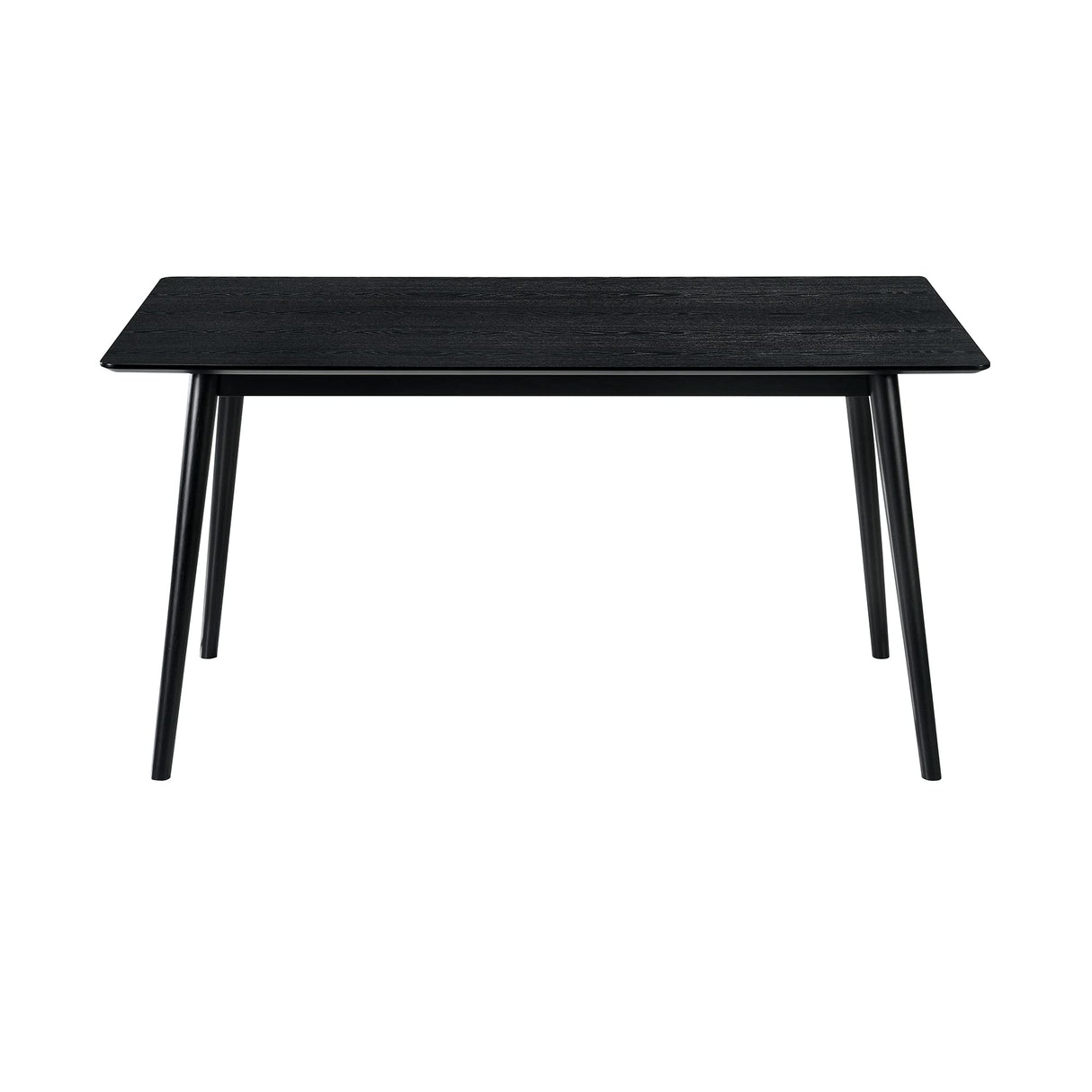 Armen Living Westmont 59" Rectangular Wood Dining Table, Black