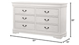 Louis Philippe Dresser in White