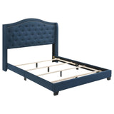 Sonoma Camel Back Platform, King, Navy Blue, 82.25 x 86.25 x 56.25