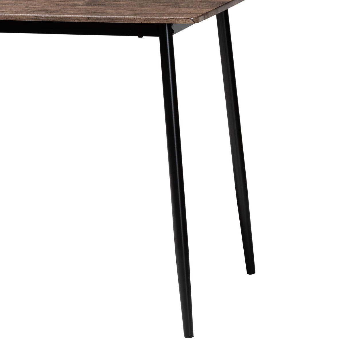 Baxton Studio Dalair Dining Table, Dark Brown