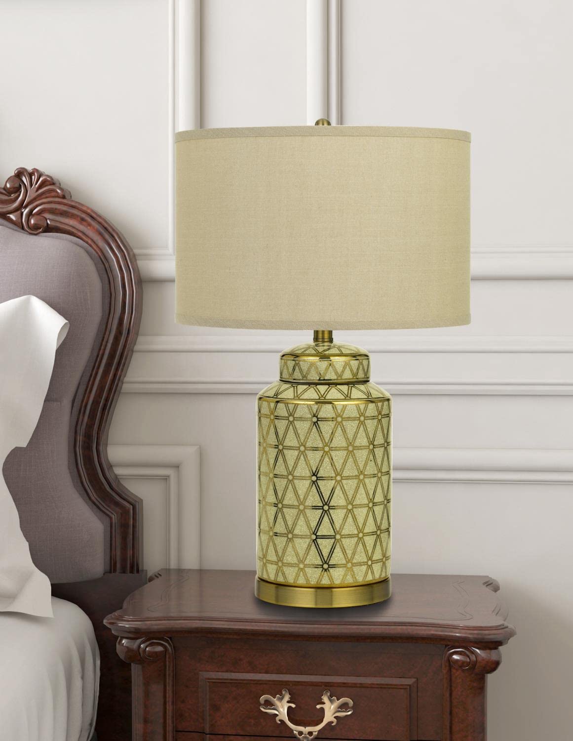 BO-2885TB-2 Transitional Two Light Table Lamp from Barletta Collection in Gold, Champ