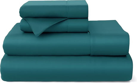 100% Rayon Derived from Bamboo Bed Sheet Set - Cooling, Breathable,