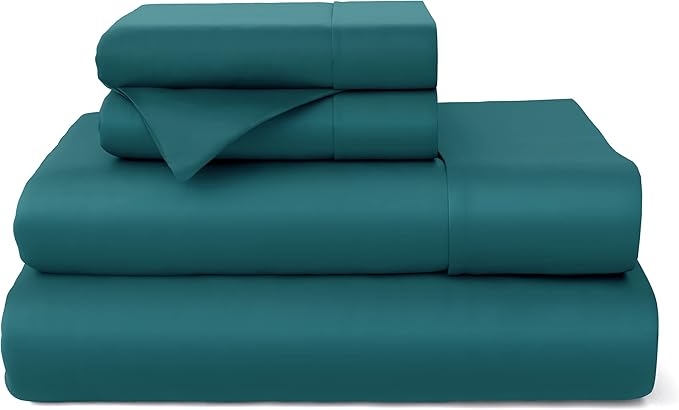 100% Rayon Derived from Bamboo Bed Sheet Set - Cooling, Breathable,