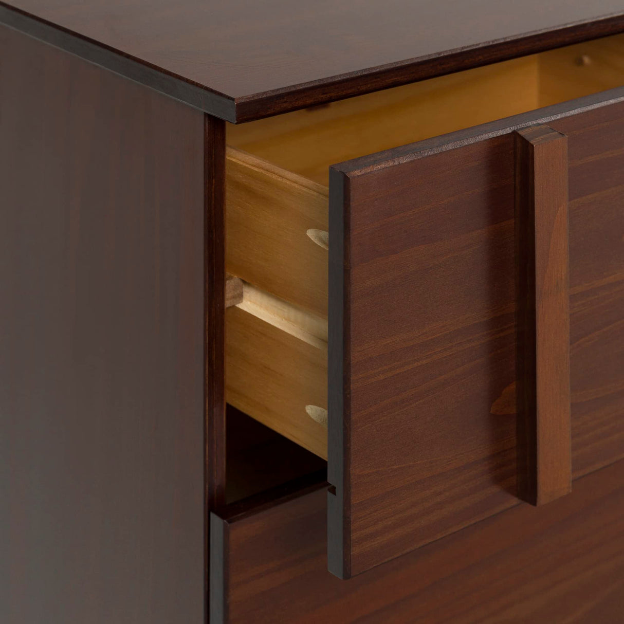 Sprague Contemporary Detailed Drawer Solid Wood Nightstand