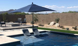 Outdoors - in-Pool Chaise Lounger - Pool & Sun Shelf Lounge Chair - Designed