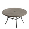 54" Outdoor Round Patio Table for Lawn Garden