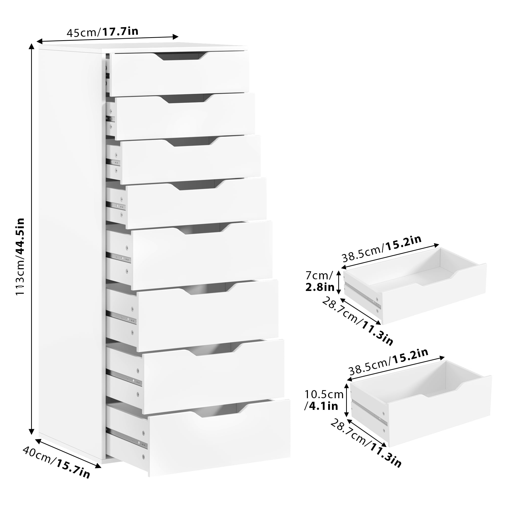 White Dresser Tall, Dresser for Closet