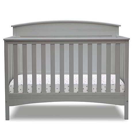 Archer Solid Panel 4-in-1 Convertible Baby Crib - Greenguard Gold Certified, Bianca