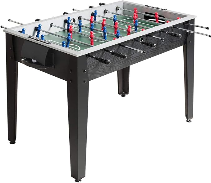 Foosball Table, Wooden Soccer Table Game w/Footballs, Suit for 4 Players