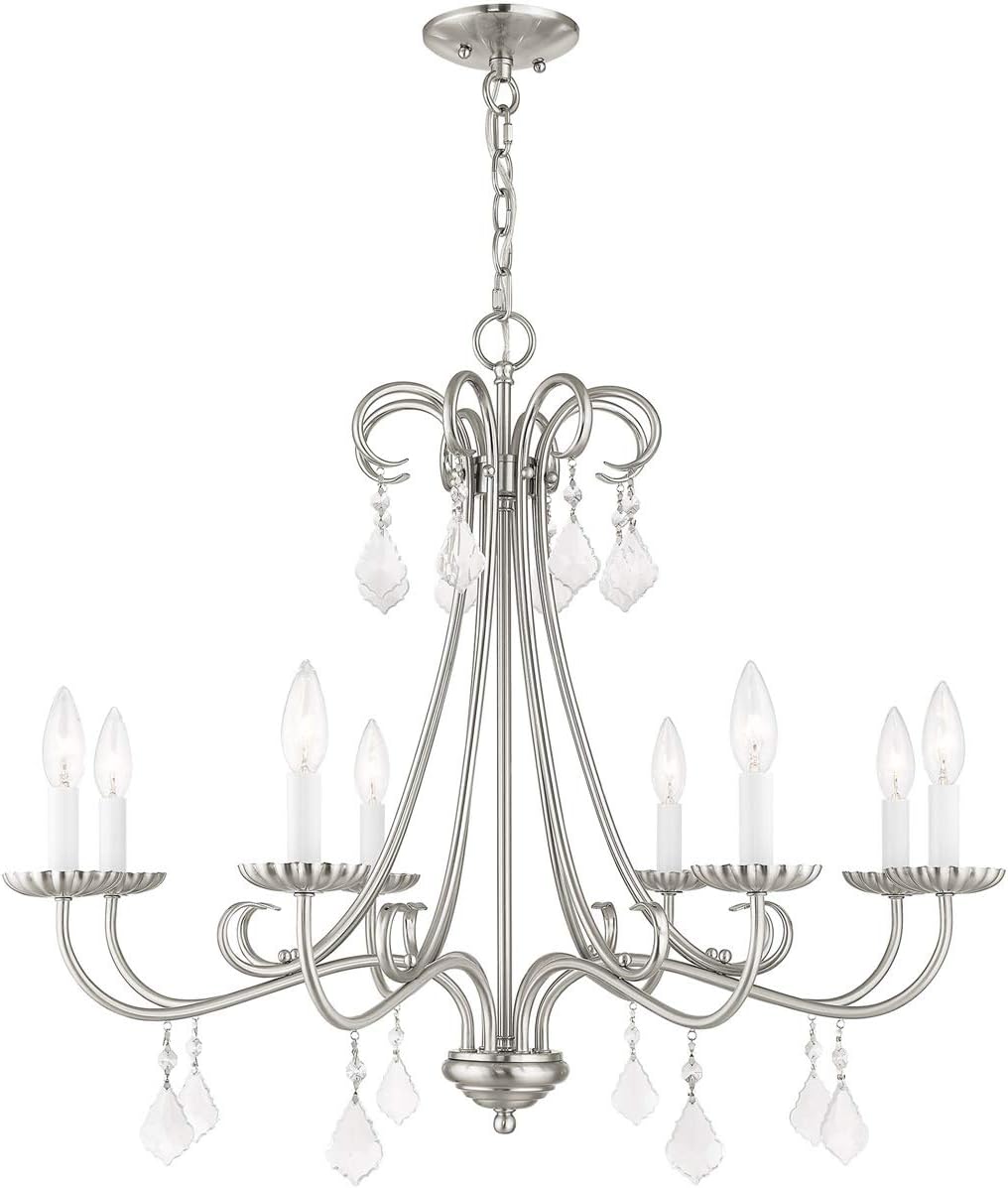 Lighting 40878-91 Chandelier, Brushed Nickel