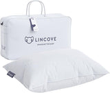Sleeping Pillow, Filled with Premium Down, 600 Fill Power – Includes A Pillow Protector,