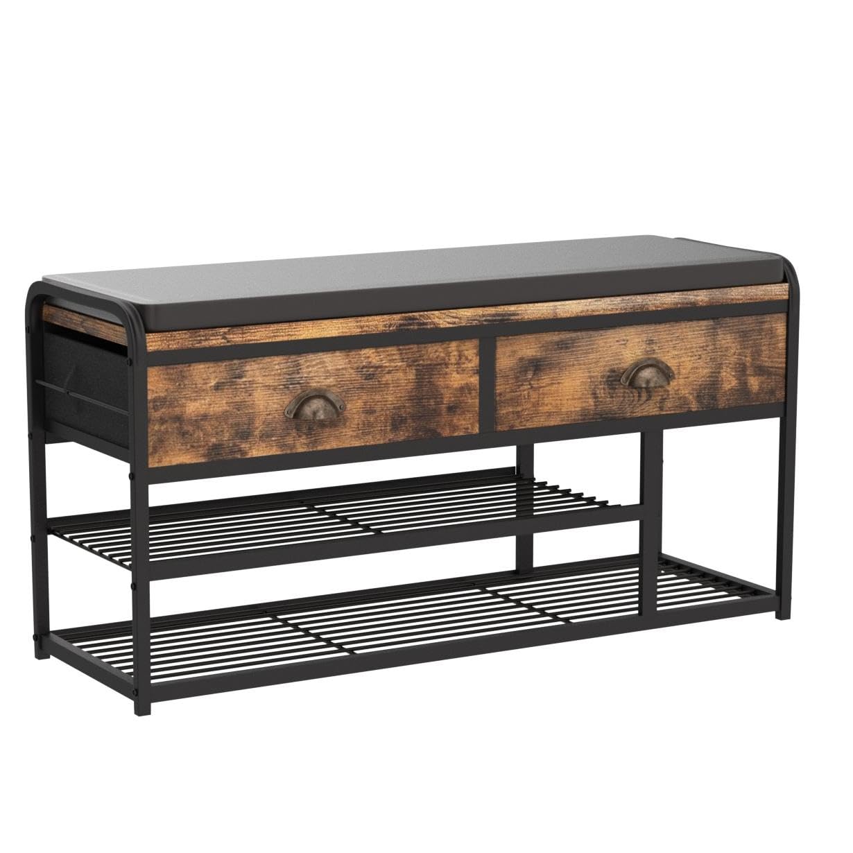 Shoe Bench, 3 Tier Entryway Bench, Shoe Storage Bench