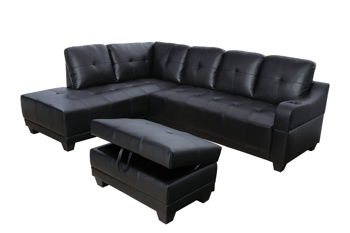 Sectional Set, Black