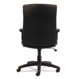 R4119 Alera Yr Series Executive High-Back Swivel/tilt Leather Chair, Black