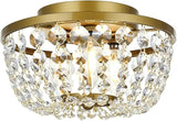 Lighting Indoor Modern Home Decorative Bright Cora 10 inch Flush Mount in Black