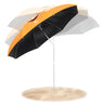 Beach Umbrella 6.5FT Portable - Patio Umbrella with Sand Anchor Tilt Vent - UPF50+ UV Protection