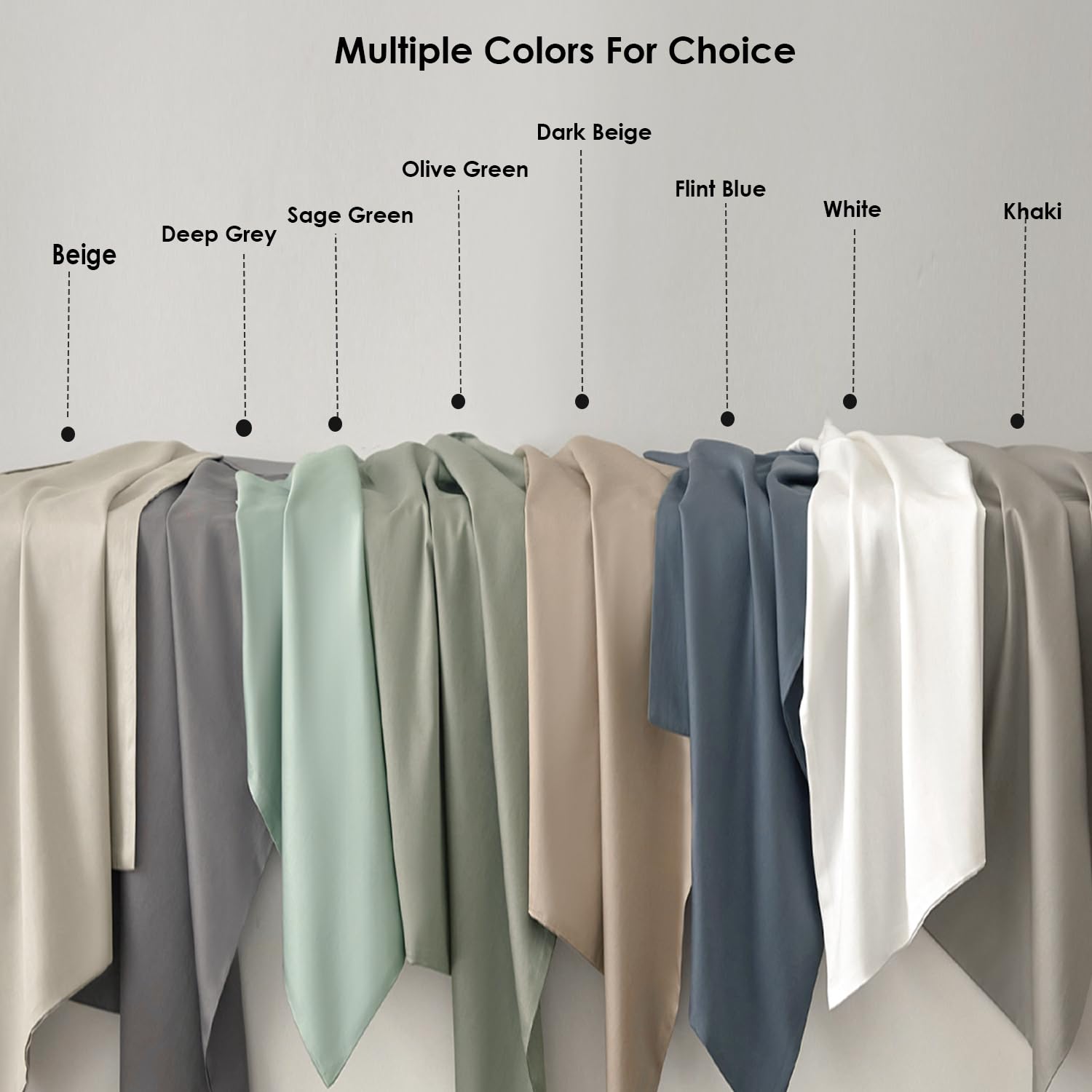 Sheet Set 800 Thread Count Long Staple Cotton Sateen Silky Soft Luxurious Smooth 4