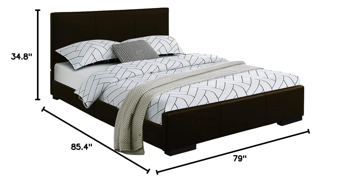 Black Platform King Bed