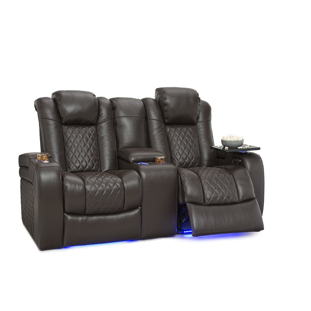 Anthem Home Theater Seating Living Room - Italian Leather - Power Recline Loveseat