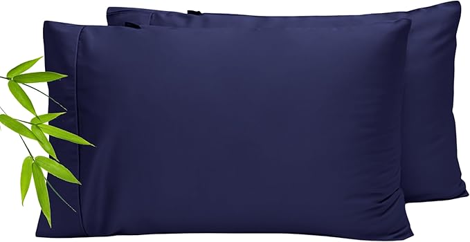 Pillowcase Set - 100% Lyocell - Standard Size - Cooling & Breathable - Silky-Soft Sateen