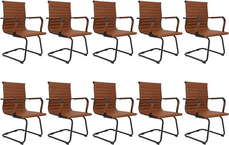 Conference Room Chairs Set of 6, 6 Pack Modern Office Guest Chairs