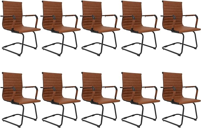 Conference Room Chairs Set of 6, 6 Pack Modern Office Guest Chairs