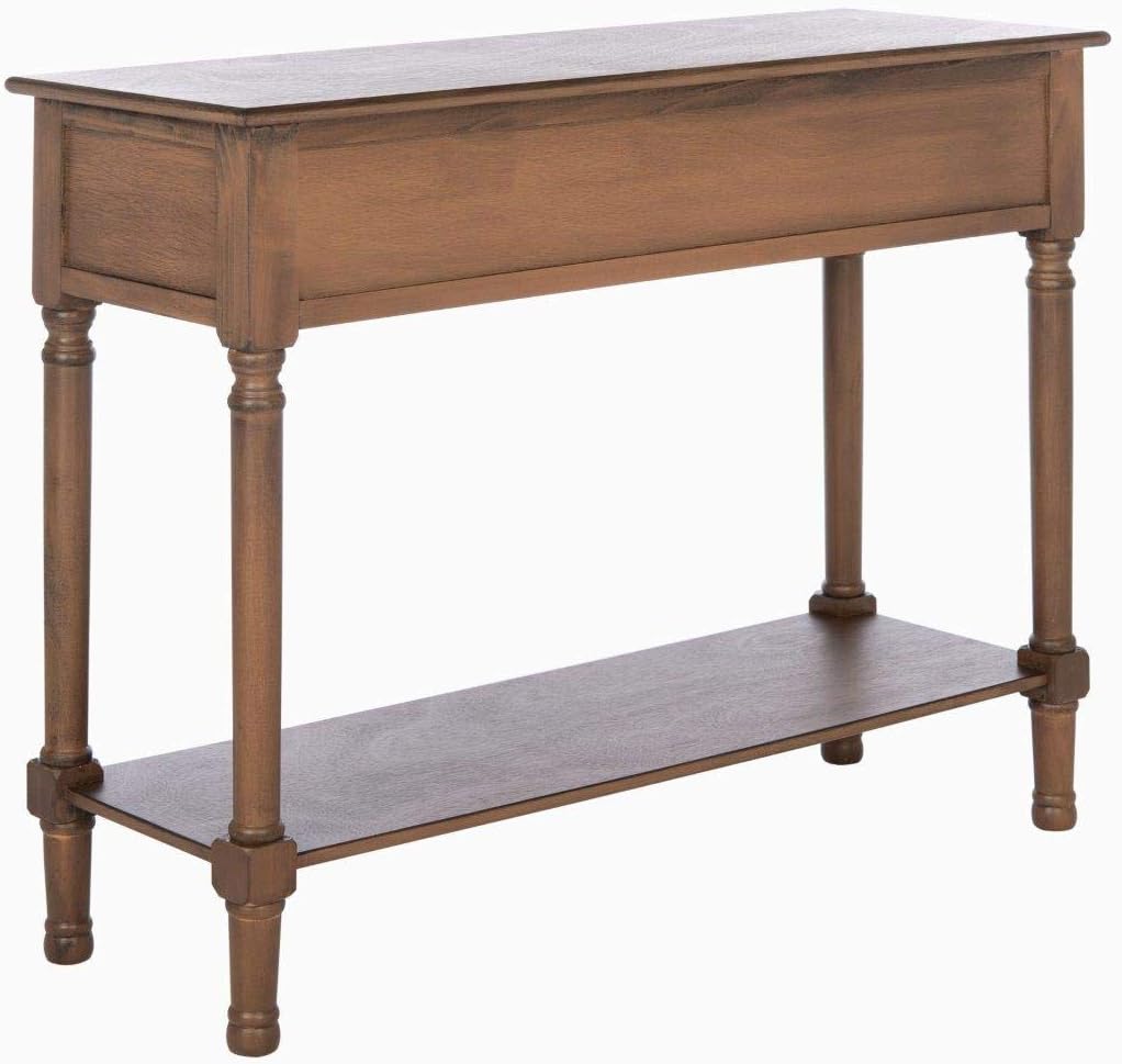 Safavieh Home Collection Landers Brown 2-Drawer Console Table CNS5710C, 0