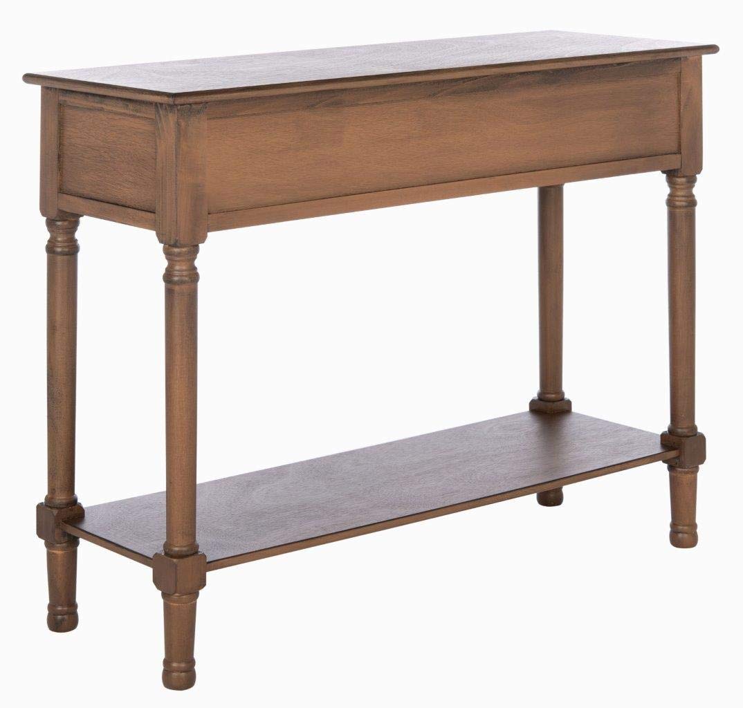 Safavieh Home Collection Landers Brown 2-Drawer Console Table CNS5710C, 0