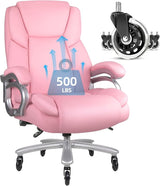 500lbs Heavy Duty Office Chair for Low Back Pain Relief, Big and Tall Office Chair