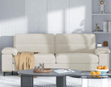 88.97" Modern Sofa Couch for Living Room, Deep Seat Sleeper Sofa with 8”Cushion