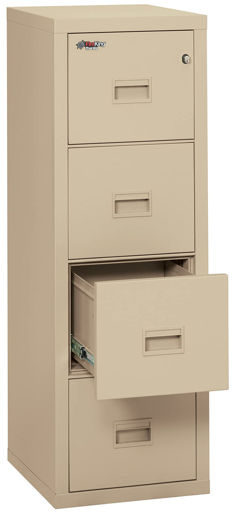 Turtle Fireproof File Cabinet, 52.75" H x 17.75" W x 22.13" D, Parchment