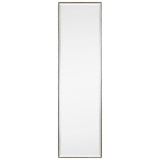 Empire Art Direct Traverse Modern Cheval, Floor Mirror Solid Wood Frame Covered with Beveled Clear MirrorPanel, 64" x 1.3" x 18"