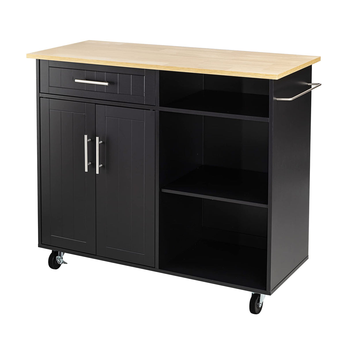 Kitchen Island Cart with Storage ,Rolling Kitchen Island Side Table