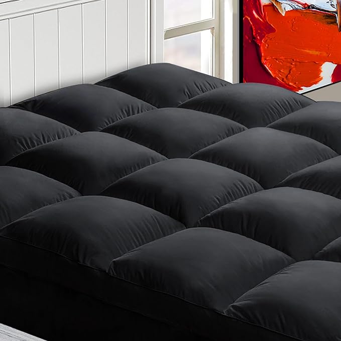 Cooling Mattress Topper Twin XL for Back Pain, Extra Thick Mattress