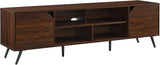 Walker Edison Nora Modern Minimal Open-Shelf TV Stand for TVs up to 90 Inches