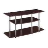 Designs2Go No Tools 46 inch 3 Tier Wide TV Stand, Espresso