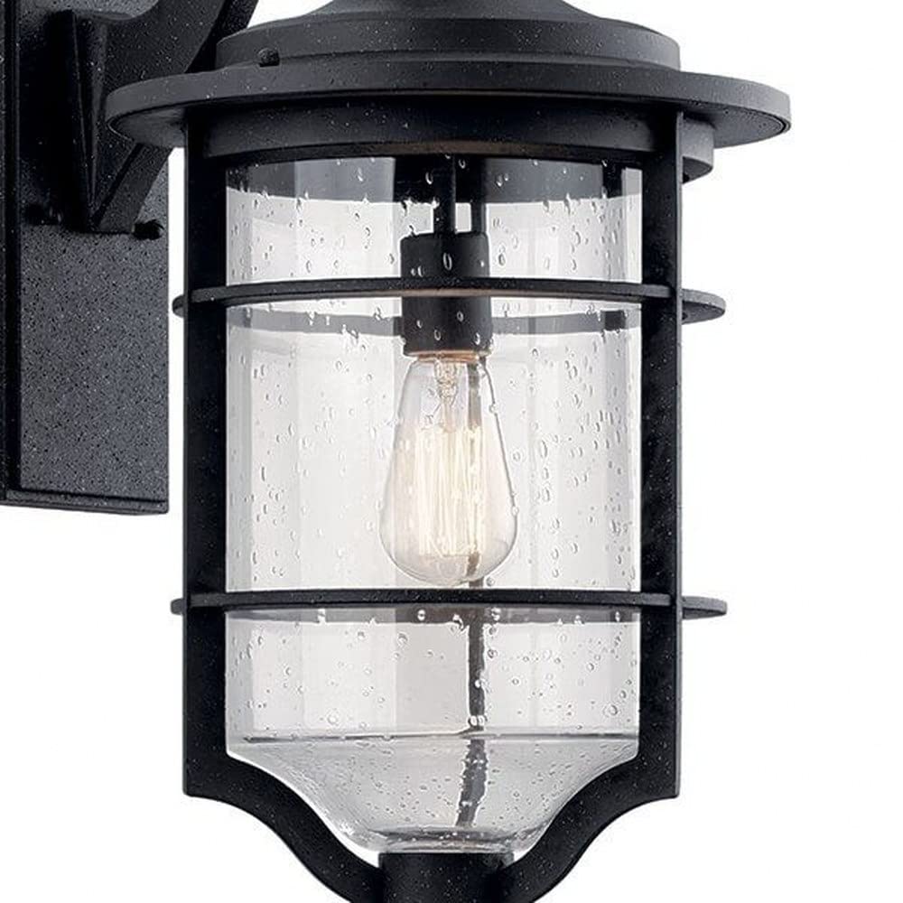 49128DBK One Light Outdoor Wall Mount