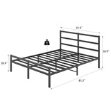 Bed Frame with Headboard Queen