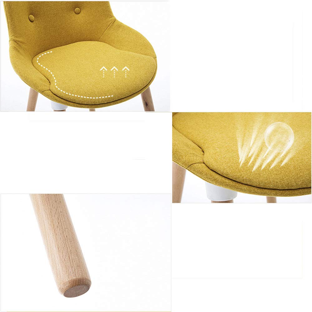 Chair Chair, Solid Wood Chair Legs Ergonomic Design Fit The Body Curve Easy Assembly