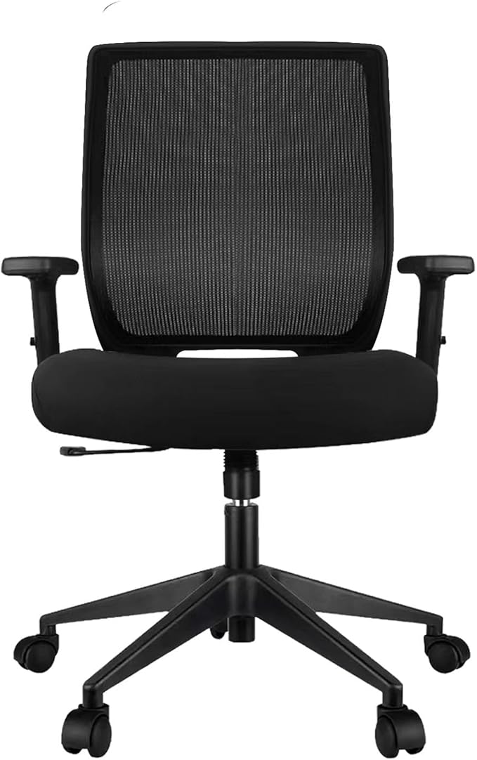 Ergonomic Office Chair Home Mesh Desk Chair with Adjustable Arms - Mid Back Computer