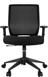 Ergonomic Office Chair Home Mesh Desk Chair with Adjustable Arms - Mid Back Computer