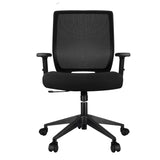 Ergonomic Office Chair Home Mesh Desk Chair with Adjustable Arms - Mid Back Computer